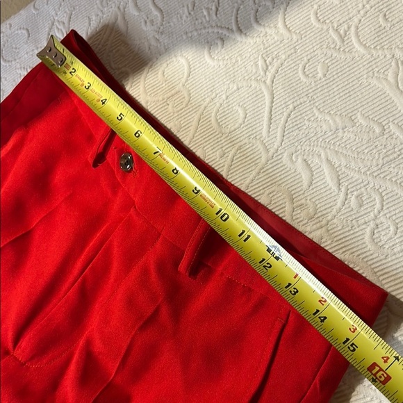 Elegant Red Women's Trousers - Picture 5 of 13